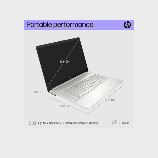 HP 15.6 inch Laptop - Image 3